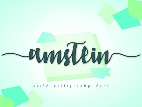 Amstein: A Handwritten Font for Modern Web Design