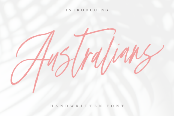 Australians: A Handwritten Font for Authentic Branding