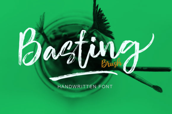 Basting Font Review: A Textured Script for Brand Identity