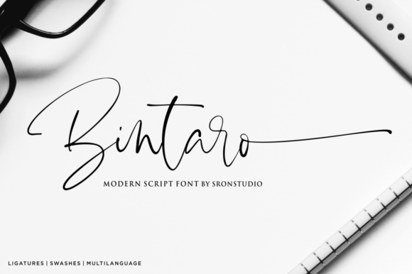 Bintaro: The Elegant Script Font for Polished Branding
