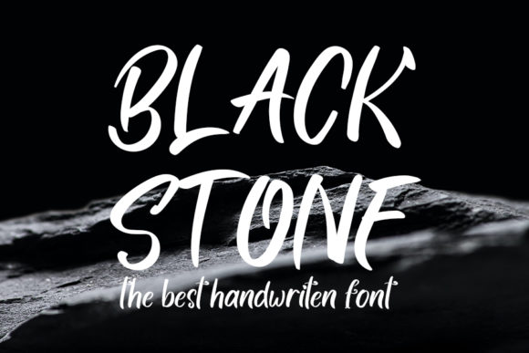 Black Stone: The Handwritten Font for Bold Marketing