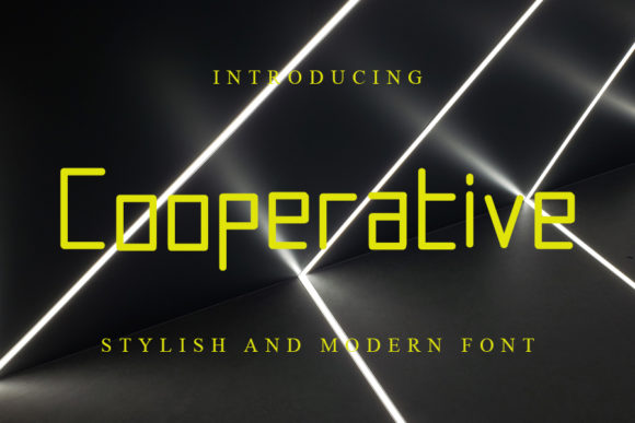 Cooperative: A Modern Handwritten Font for Editorial Design