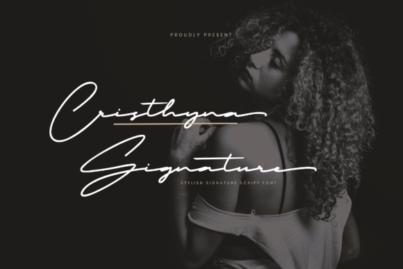 Cristhyna Signature: A Premium Script Font for Editorial Design