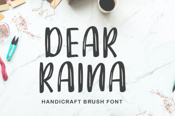 Dear Raina: The Handwritten Font for Your Brand