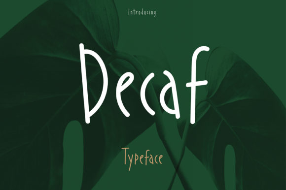 Decaf: A Handwritten Font for Modern Branding