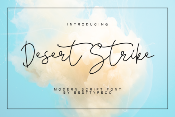 Desert Strike: A Fresh Handwritten Font for Web Design