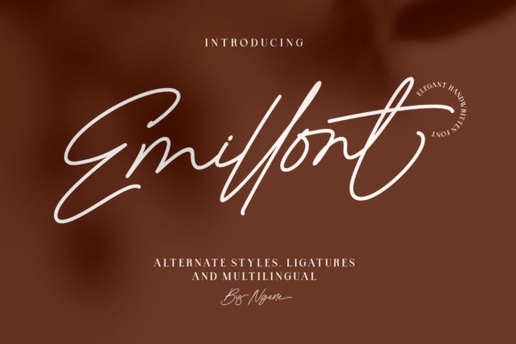 Emillont: A Classy Handwritten Font for Your Brand