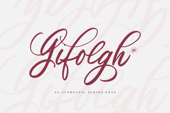 Gifolgh: A Handwritten Font for Modern Web Design