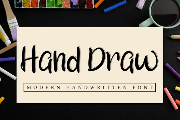 Hand Draw: A Sweet Handwritten Font for Crafters