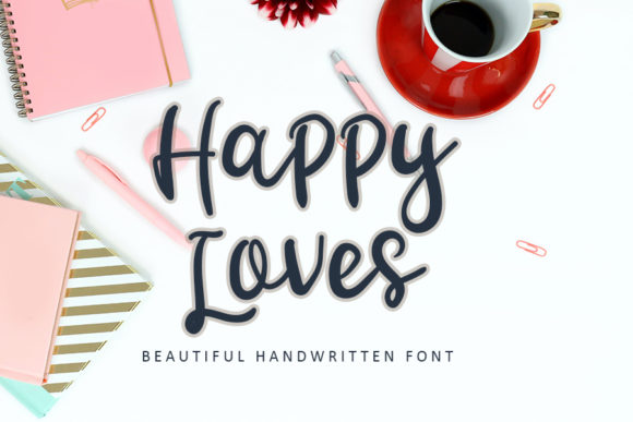 Happy Loves: A Timeless Handwritten Font for Crafters