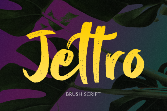 Jettro: A Handwritten Display Font for Bold Campaigns