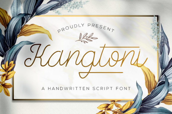 Kangtoni: A Timeless Handwritten Font for Makers