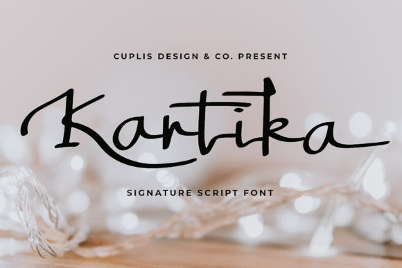 Kartika: A Handwritten Font for Editorial Warmth