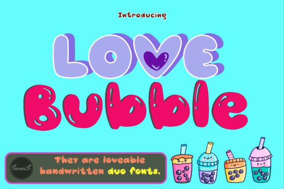 Love Bubble: A Bold Handwritten Font for Web Design