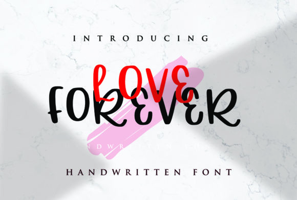 Love Forever: A Romantic Handwritten Font for Web Design