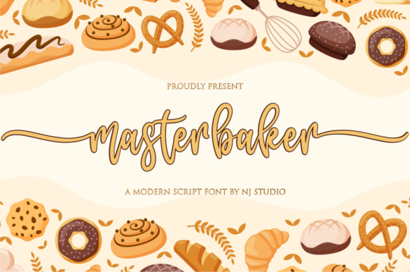 Masterbaker: A Handwritten Font for Authentic Branding