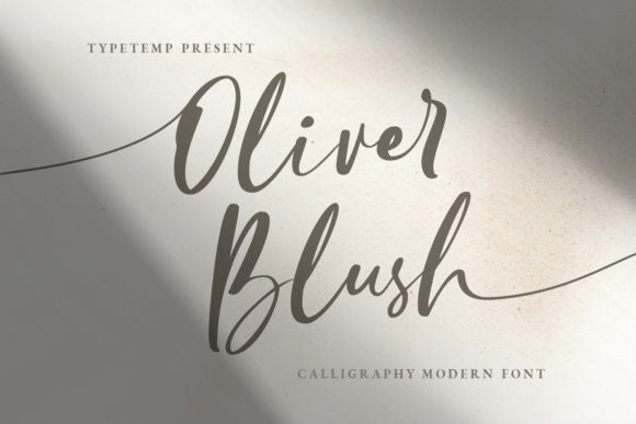Oliver Blush: A Timeless Script Font for Your Brand
