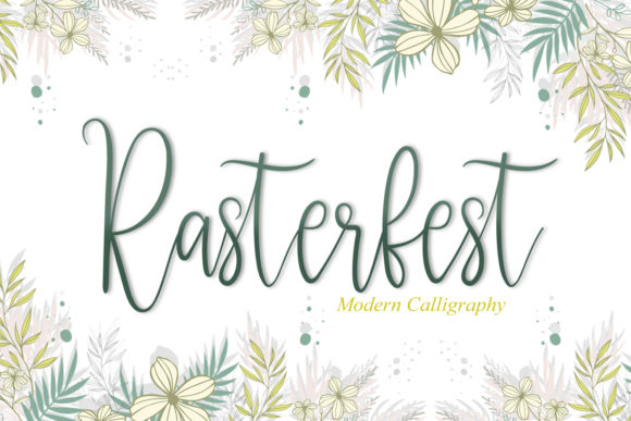 Rasterfest: A Romantic Script Font for Branding