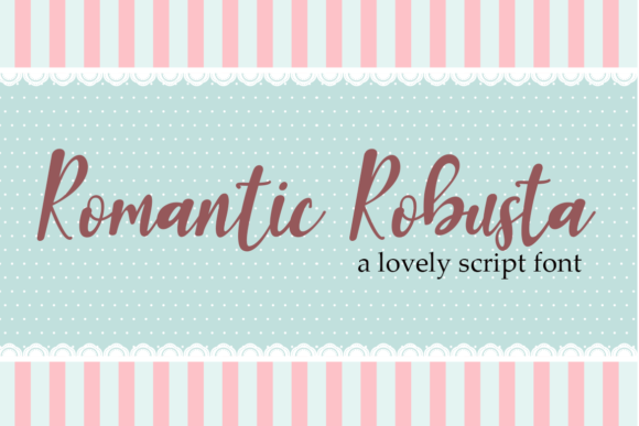 Romantic Robusta: A Timeless Script Font for Branding