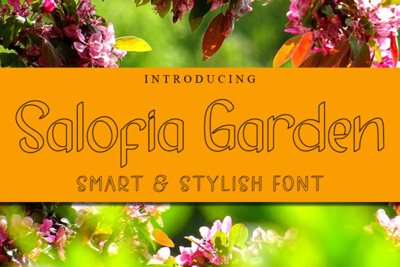 Salofia Garden: A Handwritten Font for Editorial Design