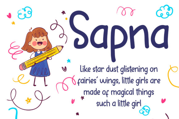Sapna: A Handwritten Font for Editorial Warmth