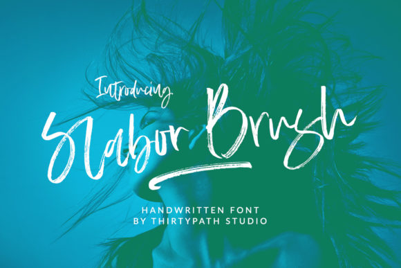 Slabor Brush: A Relaxed Handwritten Typeface for Editorial Design