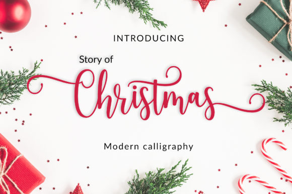 Story of Christmas: A Handwritten Font for Your Brand