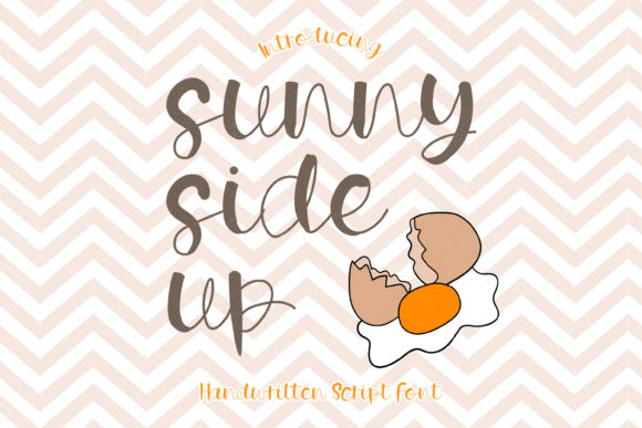 Sunny Side Up: A Playful Handwritten Font for Editors