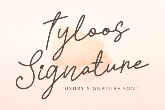 Tyloos Signature: The Perfect Handwritten Font for Campaigns
