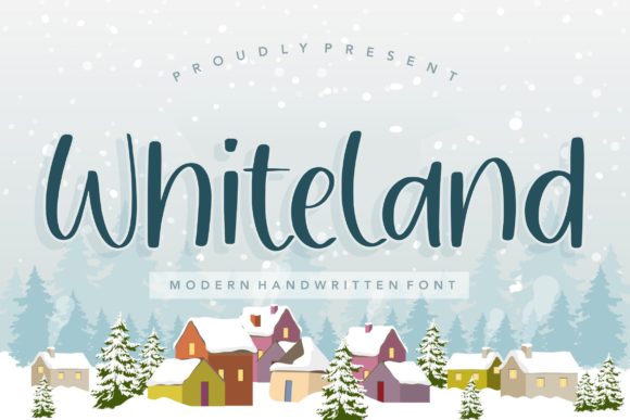Whiteland: A Playful Handwritten Font for Web Design