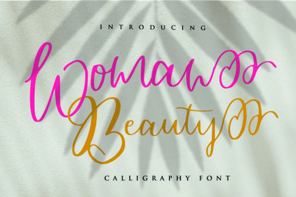 Woman Beauty: A Romantic Handwritten Font for Branding